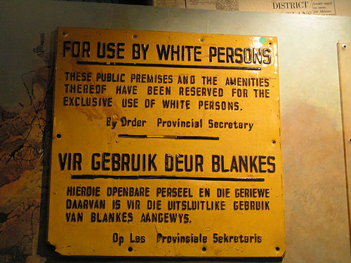 Whites only