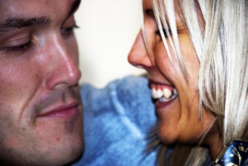 Happy, smiling couple