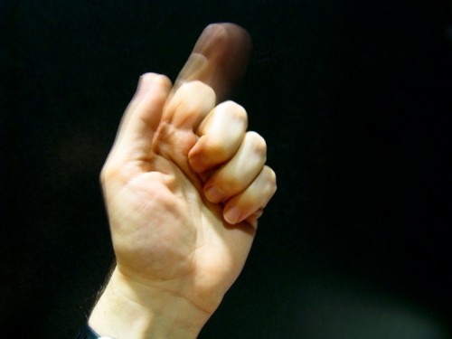 Pointing the finger