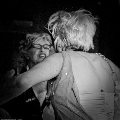 Two women about to fight