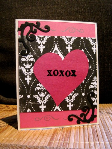 xoxox a Valentine's card