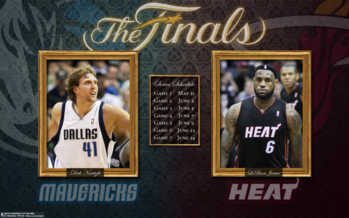 2011 NBA Finals between the Heat and the Mavs