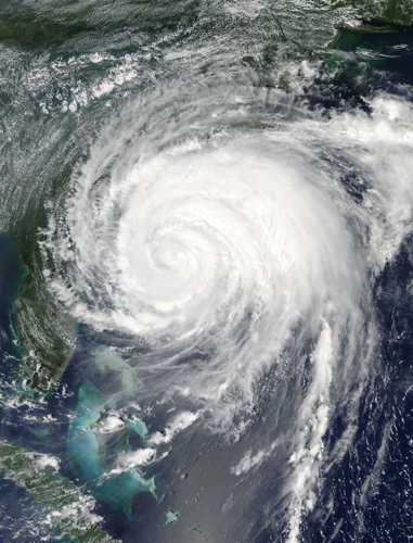 Irene Moving up U.S. East Coast